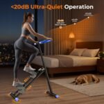 OWLSKY Stair Stepper for Home, Vertical Climber Exercise Machine with Stable Triangular Frame, LCD Monitor, Smooth & Quiet Motion, Full Body Workout Equipment, Supports 330 LBS - Image 5