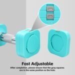 20LBS Adjustable Dumbbell Set, 4 in 1 Free Weights Dumbbells Set for,4lb 6lb 8lb 10lb, with Metal Non Slip Handle，Quick Change，Home Gym Strength Training Equipment for Men and Women - Image 3