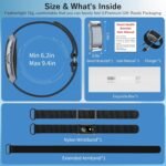Smart Bracelet for Men Women, Fitness Tracker with Free App, 24/7 Auto Heart Rate/SpO2 Monitor, Sleep Stress Tracking Smart Health Wristband, 120+ Sports Modes with Extended Armband, IP68 Waterproof - Image 6