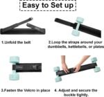 Hip Thrust Belt for Dumbbells,Booty Belt for Hip Thrust Slip-Resistant Padding - Image 4