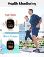 Fitness Tracker 2025 Ver. (Answer/Make Calls), 1.85" Smart Watch Fitness Watches for Women Men with 24/7 Heart Rate Blood Oxygen Monitor Sleep Tracker 100+ Sport Modes IP68 Waterproof (Pink) - Image 5
