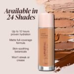 Mineral Fusion Full Coverage Foundation, Liquid Foundation - Cool 2- Light Complexion w/Cool Undertones, Lightweight Matte Finish, Up to 12 Hr Hydration, Hypoallergenic & Vegan, 1 fl. Oz - Image 3
