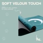 Yoga Mat With Strap 5mm Non Slip Suede & TPE - Eco-Friendly Fitness & Exercise Mat for Home Gym, Pilates, Hot Yoga, and Meditation - Lightweight Durable 72 x 24 inch Workout Mat for Women, Men - Image 5
