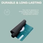 Yoga Mat With Strap 5mm Non Slip Suede & TPE - Eco-Friendly Fitness & Exercise Mat for Home Gym, Pilates, Hot Yoga, and Meditation - Lightweight Durable 72 x 24 inch Workout Mat for Women, Men - Image 6