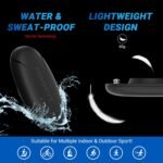 moofit HR8 Heart Rate Monitor Chest Strap, Low Energy Real-Time Heart Rate Data Bluetooth 5.0/ANT+, Longer Communication Range, IP67 Waterproof, Compatible with iOS/Android Apps, Gym Equipment, Black - Image 5