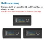 Wellue Bluetooth Pulse Oximeter Fingertip, Blood Oxygen Saturation Monitor with Free APP, Batteries, Carry Bag & Lanyard - Image 4