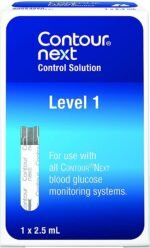 Ascensia Contour Next Control Solution for Glucose Test Meter, Level 1, 2.5mL Bottle - Image 3