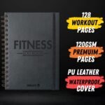 Gym Workout Journal (A5) - Hardback Leather PU Workout Tracker (128 Workouts) - Set Goals & Track Progress | Premium Fitness Journal & Log Book by Gorilla Fit - Image 3