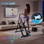 Stair Stepper for Home,Pro Vertical Climber with LCD Monitor,Foldable Cardio Exercise Machine with Adjustable Resistance Handlebar & Non-Slip Pedals,Space-Saving Design,330LBS Weight Capacity - Image 4
