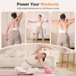 Pilates Kit 13Pcs Home Pilates Essentials Workout Kit with 13" Ring, 10" Ball and Resistance Bands for Women at Home Pilates Equipment Set for Beginners - Image 5