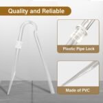3pcs Hearing Aid Tubes Size #13 Slim Tubing with Tube Locks for Ear Molds Replacement Parts for Aids Earmold Retention Vacuum Covers Ear Supplies BTE Accessories(3.5 * 2mm) - Image 4