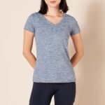 Amazon Essentials Womens Active Quick Dry Tech Stretch Short-Sleeve V-Neck T-Shirt (Available in Plus Size) - Image 4