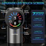 TOLOCO Massage Gun, Deep Tissue Back Massage for Athletes for Pain Relief, Percussion Massager with 10 Massages Heads & Silent Brushless Motor, Christmas Gifts for Women, Men, Grey - Image 3