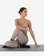 Irisbear Womens Pilates Socks with Grips Non Slip Yoga Socks Barre Gym Athletic Grippy Socks for Women - Image 3