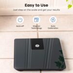 GE Bathroom Scale for Body Weight, Digital Weight Scales 500lb Heavy Duty Measuring Device for People Accurate BMI Weighing Machine with Bluetooth, Black - Image 5