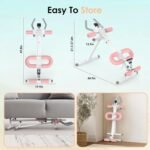 Foldable Ab Machine, 5-in-1 Adjustable Ab Trainer for Home Gym, Full-Body Core Workout Equipment with 10 Length Levels, LED Display & Silent Rollers | Sit-Up & Rowing Machine for Abs Sculpting - Image 6
