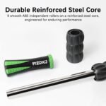 Muscle Roller Stick for Athletes - Deep Tissue Fascia Blaster & Roller Massager for Myofascial Pain Relief - Body-Building Apparatus (Green black-18 inch) - Image 5