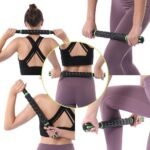 Muscle Roller Stick for Athletes - Deep Tissue Fascia Blaster & Roller Massager for Myofascial Pain Relief - Body-Building Apparatus (Green black-18 inch) - Image 8