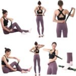 Muscle Roller Stick for Athletes - Deep Tissue Fascia Blaster & Roller Massager for Myofascial Pain Relief - Body-Building Apparatus (Green black-18 inch) - Image 9