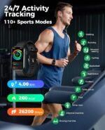 Smart Watch Fitness Tracker (Answer/Make Call), 24/7 Heart Rate Spo2 Blood Pressure Monitor Sleep Tracker, 114 Sports Modes Pedometer Calorie Step Tracker, Waterproof Activity Tracker for Women Men - Image 5