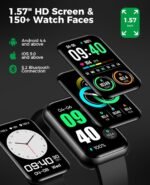 Smart Watch Fitness Tracker (Answer/Make Call), 24/7 Heart Rate Spo2 Blood Pressure Monitor Sleep Tracker, 114 Sports Modes Pedometer Calorie Step Tracker, Waterproof Activity Tracker for Women Men - Image 7