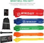 Resistance Bands, Pull Up Bands, Workout Bands for Exercise, Thick Heavy Resistance Band Set with Door Anchor, Elastic Bands for Body Stretching, Crossfit Training at Home/Gym Men & Women Women - Image 3