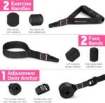 Pilates Bar Kit with Resistance Bands, Multifunctional Pilates Bar for Women & Men with Heavy-Duty Metal Adjustment Buckle, Pilates Home Equipment for Full BodyWorkouts - Image 4