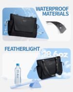 sportsnew Yoga Mat Bag Tote Yoga Gym Bags For Women Men with Waterproof Wet Pocket & Hook-and-loop, Quick Access Storage Yoga Mat Bag Carrier - Image 5