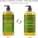 MAJESTIC PURE Arnica Massage Oil for Massage Therapy - Refreshing, and Relaxing - Natural Oils with Lavender & Chamomile Essential Oils - for All Skin Types - Men and Women - 8 fl oz - Image 3