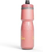 CamelBak Podium Chill Insulated 24oz Bike Water Bottle - Easy Squeeze Bottle - Fits Most Bike Cages, Coral Sunset - Image 3
