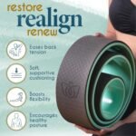 Florensi Yoga Wheel (3-Pack) - Back Stretcher and Back Roller for Back Pain, Yoga Roller for Muscle Relaxation, Pain Relief, Cracking and Popping - Image 4
