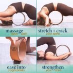 Florensi Yoga Wheel (3-Pack) - Back Stretcher and Back Roller for Back Pain, Yoga Roller for Muscle Relaxation, Pain Relief, Cracking and Popping - Image 5