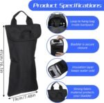 Water Bladder Bag, Durable Oxford Cloth Water Bladders Insulation Sleeve, Black Insulated Hydration Bladder for Sleeves Cover Cooler Accessories 3L Protective Sleeve (No Bladders Included) - Image 3