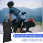 Water Bladder Bag, Durable Oxford Cloth Water Bladders Insulation Sleeve, Black Insulated Hydration Bladder for Sleeves Cover Cooler Accessories 3L Protective Sleeve (No Bladders Included) - Image 7