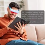 Red Light Therapy Glasses 670nm - Supports Eye Comfort, Visual Wellness & Eye Health, Wearable Light Therapy Glasses - Helps Improve Eyesight, Reduce Eye Strain (Red Light) - Image 6
