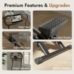 Stair Stepper with Adjustable Resistance - Stair Climber for Home Gym, Folding Cardio Machine with Extended Step Range, Adjustable Handlebar & Pedals, Tablet Holder by MACYO - Image 8