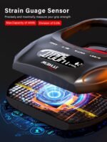 Grip Strength Tester Trainer - Electronic Hand Dynamometer of 400lbs/180kg & Grip strengthener with Adjustable Resistance for Sports - Image 4