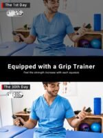 Grip Strength Tester Trainer - Electronic Hand Dynamometer of 400lbs/180kg & Grip strengthener with Adjustable Resistance for Sports - Image 7