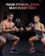 SAKER Twister Arm Trainer, Adjustable Hydraulic Home Gym Equipment for Strength Training, 22-440Lbs Chest Expander with Ab Roller Wheel, Workout Equipment for Men & Women, Arms Chest Core - Image 6