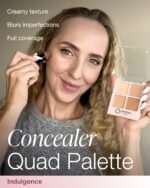 Mineral Fusion Makeup Cream Concealer Eye Palette Quad - 4 Light to Neutral Shades - Indulgence - Blemish Concealer & Under Eye Brightener - With Vitamin C & E - Hypoallergenic - Image 3