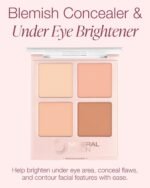Mineral Fusion Makeup Cream Concealer Eye Palette Quad - 4 Light to Neutral Shades - Indulgence - Blemish Concealer & Under Eye Brightener - With Vitamin C & E - Hypoallergenic - Image 4