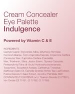 Mineral Fusion Makeup Cream Concealer Eye Palette Quad - 4 Light to Neutral Shades - Indulgence - Blemish Concealer & Under Eye Brightener - With Vitamin C & E - Hypoallergenic - Image 11