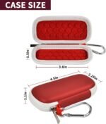 Case Compatible with KardiaMobile 6-Lead/for 1-Lead/for KardiaMobile 6L Max Personal EKG Monitor, Heart Rate Moitor Storage Holder - Red(Bag Only) - Image 3