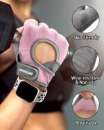 VINSGUIR Workout Gloves for Women and Men, Breathable Weight Lifting Gloves for Gym Exercise, Fitness, Training, and Cycling, with Excellent Grip and Cushion Pads - Image 4