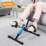 Folding Pedal Exerciser Mini Exercise Bike Under Desk Bike Pedal Exerciser for Arms and Legs Cardio Workout, Portable Desk Bike Peddler Machine for Sedentary Officer & Seniors - Image 5