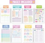 Fitness Journal for Women, Workout Journal for Women, Food and Fitness Journals, Undated Workout Log Book Planner, Exercise and Gym Journals, Exercise Planner Weight Loss Tracker - Image 4