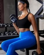 RUNNING GIRL Sports Bras for Women,Padded Sports Bra Tank Top Sexy Crisscross Back High Impact Longline Workout Yoga Bra - Image 4