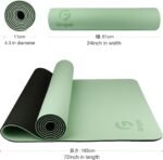 Yoga Mat Non Slip, Eco Friendly Fitness Exercise Mat with Carrying Strap,Pro Yoga Mats for Women,Workout Mats for Home, Pilates and Floor Exercises - Image 6