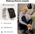 Smart Watch for Men Women Answer/Make Call, 1.85" Smartwatch, Fitness Watch with Heart Rate Blood Pressure Sleep Monitor, 140+Sports, IP68 Waterproof Step Counter Watch Compatible with Android IOS - Image 3