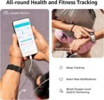 Smart Watch for Men Women Answer/Make Call, 1.85" Smartwatch, Fitness Watch with Heart Rate Blood Pressure Sleep Monitor, 140+Sports, IP68 Waterproof Step Counter Watch Compatible with Android IOS - Image 4